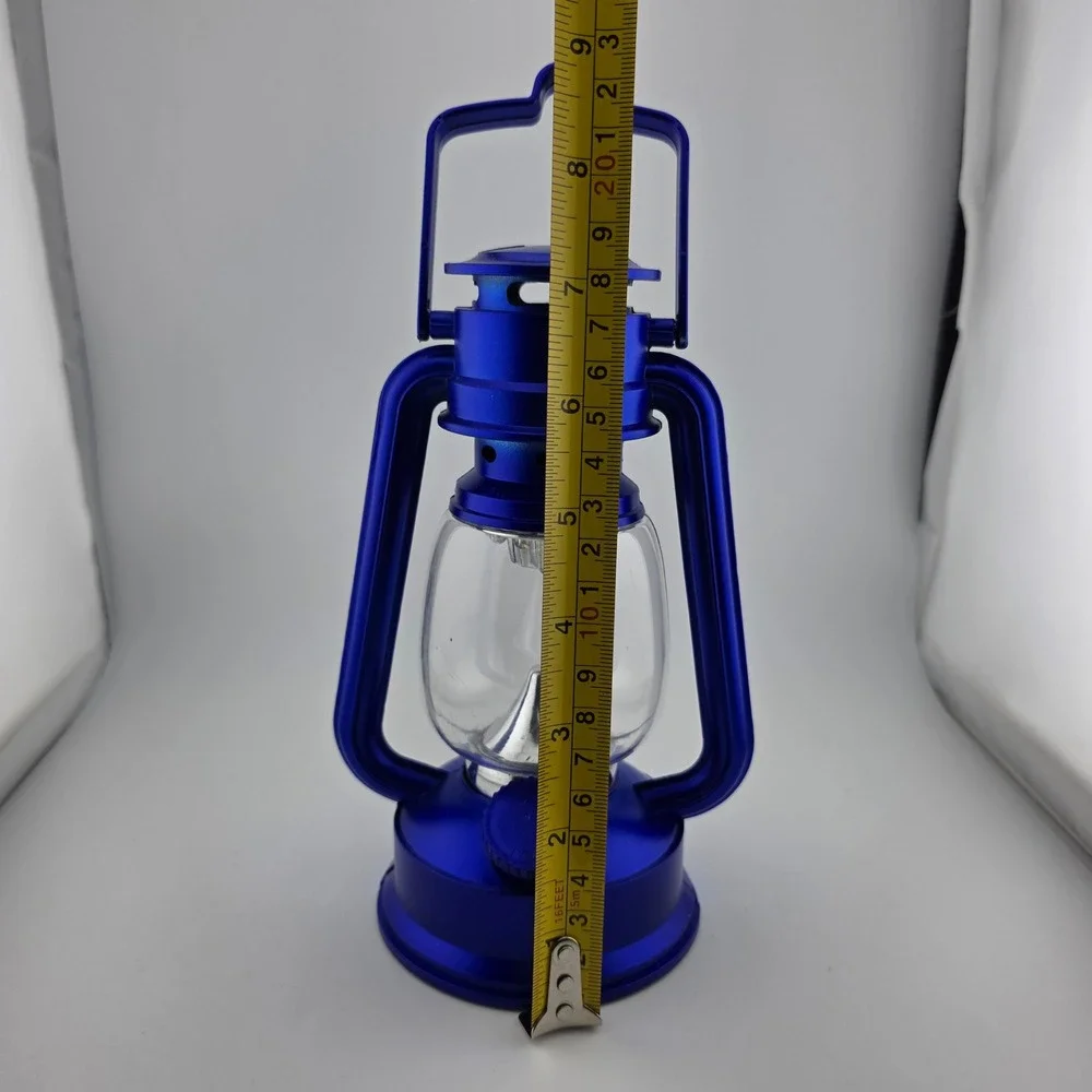 Smart Home‎ 15 LED Metallic Lantern 3 PC Set Red Blue Blue Patriot Outdoor Light